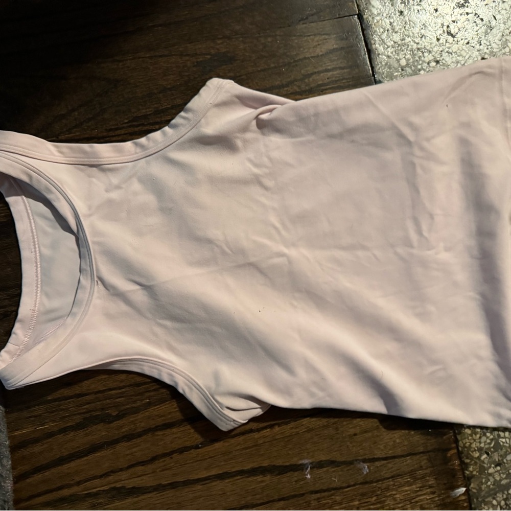 lululemon athletica Align Waist Length Racerback Tank Top - Light Pink Tank Top - Picture 3 of 4